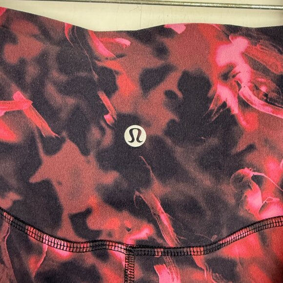 Lululemon Align High-Rise Pant 28" Intensity Pink Blossom Multi Leggings Size 4 - Picture 9 of 10